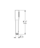 Ручний душ Grohe Euphoria Cosmopolitan Stick 22126KF0 1 режим струменю, чорний - изображение 2