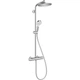 Душова система Hansgrohe Crometta 27267000 S 240 1jet Showerpipe з термостатом - зображення 1