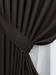 Комплект готовых штор VR-Textil Лен-блэкаут № 1180ш Венге 150х270см 2 шт (30-037) - изображение 5