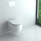 Унітаз підвісний Devit Art 3.0 3030140W безобідковий з кришкою soft-close, Vortex Flush, білий матовий - изображение 2