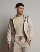 Чоловіча толстовка U.S.Polo Assn. Premium - White Label Bonded Interlock S світло-бежева - зображення 2
