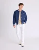 Мужская ветровка бомбер U.S. Polo Assn. Premium класс. Baseball Style M темно-синяя - изображение 3