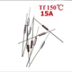 Термозапобіжник вимкнення TF 150 градусів 250 В 15 A BF150 RY - зображення 2