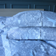 Простыня MirSon Полуторная 150х220 см 17-0979 Snow Poetry Бязь (2200013527589) - изображение 2