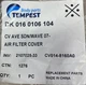 Резонатор воздушного фильтра TEMPEST 016 0106 104 CHEVROLET AVEO - зображення 8