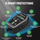 Інтелектуальний зарядний пристрій HTRC 3AMP 6В/12В 3А автоматичне зарядне для акумуляторів AGM GEL EFB SLA WET та LiFePO4 з функцією відновлення - зображення 5