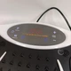 Віброплатформа тренувальна з пультом та еспандерами, фітнес-тренажер вібраційний з 120 швидкостями, дисплеєм і протиковзкою поверхнею для схуднення і зміцнення м’язів, 5 програм Білий, TSVP-1-White - зображення 4