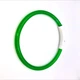 LED нашийник для собак що світиться в темряві з вбудованим акумулятором USB зарядка S 35 см зелений R9802 - зображення 1