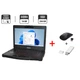 Полузащищенный ноутбук Getac S410 G2 / 14" (1366x768) TN Touch / Intel Core i5-8250U (4 (8) ядра по 1.6 - 3.4 GHz) / 16 GB DDR4 / 256 GB SSD / UHD Graphics 620 / WebCam / LTE / Windows 11 Pro б/в + Подарунок Бездротова миша + флеш-накопичувач USB 32 ГБ - зображення 1