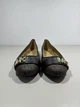 Жіночі балетки Michael Kors Jilly Ballet Flat на низькому каблучку класичні елегантні з монограмою коричневі 36 - изображение 4