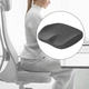 Подушка для сидіння авто офіс memory foam ортопедична копчик спини антиковзна основа комфорт - зображення 2