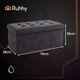 Оксамитовий пуф 76x38x38см Ruhhy 26130 - изображение 3
