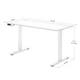 Стіл Mealux PowerDesk Duo XL White (арт. EVO-252 Duo W/W) - зображення 4