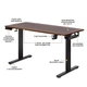 Стіл Mealux PowerDesk Duo XL Walnut (арт. EVO-252 Duo Walnut/B) - зображення 3