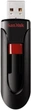 Флеш накопитель USB 64Gb Cruzer Glide, Black/Red, USB 2.0 (SDCZ60-064G-B35) SanDisk (2000003501663) - изображение 2