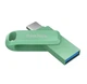 Флеш накопитель USB 256Gb Ultra Dual Go, Absinthe Green, Type-C/USB 3.2 Gen 1, до 400 МБ SanDisk (2000003501274) - изображение 1