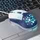 Мышь проводная Hoco GM51 Sky Luminous White / Blue - изображение 3