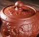 Глиняний коричневий чайник Дракон і Фенікс - зображення 3