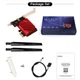 Мережева карта PCI-E x1, FV-BE8800, WiFi 7 (до 8800 Mbps) Bluetooth 5.4 Fenvi (teh0028217) - зображення 3