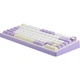 Клавиатура беспроводная F75, White/Purple, Bluetooth 5.0/2.4GHz USB/Type-C, механическая (перем. Aula 000349523 - изображение 4