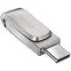 Флеш накопичувач USB 256Gb Ultra Dual Luxe, Silver, Type-C / USB 3.2 Gen 1, до 400 МБ/с SanDisk (teh0029163) - зображення 2