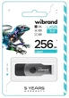 Флеш накопичувач USB 256Gb Lizard, Black, USB 3.2 Gen 1 (WI3.2/LI256P9B) Wibrand (teh0029132) - зображення 2
