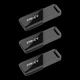 Флеш накопитель USB 128Gb Attaché X, Black, USB 3.2 Gen 1, до 130 МБ/с PNY (2000003501656) - изображение 2