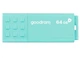 Флеш накопитель USB 64Gb UME3 "Care", Teal, USB 3.2 Gen 1, до 60/20 МБ/с (UME3-0640CRR11) Goodram (2000003501144) - изображение 2