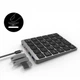 Бездротова Bluetooth NumPad клавіатура-хаб з 2 USB портами, нампед-кейпад для ПК/ноутбука, Windows/Mac/iOS, кейпед - зображення 5
