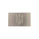 Метал для зберігання сід-фрази Ukrainian Trident Mini Plate, пластина 1шт 55x90мм - изображение 1