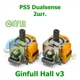Стик джойстик SONY Dualsense PS5 HALL Ginfull v3 2шт. (3D механизм аналога геймпада контроллера PlayStation 5) - изображение 1