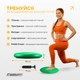 Балансировочная массажная подушка EasyFit EF-1840E-GN диск сенсомоторный для йоги и медитации с насосом Зеленый (56003125) - изображение 5