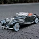 Металева модель Mercedes-Benz 500K Special Roadster ретро автомобіль інерційна машинка зі світлом і звуком - зображення 2