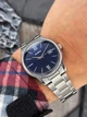 Мужские наручные часы Casio MTP-V002D-2B3 серебристые с синим циферблатом - изображение 6