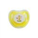 Пустышка силиконовая круглая MGZ-0516(Yellow) с колпачком - зображення 2