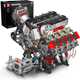 Конструктор Mould King 10130 V8 Twin Turbo Technic з електромотором, модель двигуна V8, 2718 деталей - изображение 3