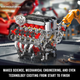 Конструктор Mould King 10130 V8 Twin Turbo Technic з електромотором, модель двигуна V8, 2718 деталей - изображение 5