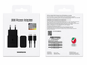 Комплект быстрой зарядки для Samsung 25W USB-C с кабелем Type-C to Type-C (черный) - изображение 2