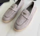 Лофери Prada Suede Triangle Logo Grey 43 - изображение 2