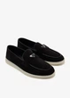 Лофери Prada Triangle Logo Suede Black 45 - изображение 1