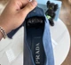 Лофери Prada Triangle Logo Suede Blue 45 - изображение 4