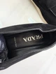 Лофери Prada Triangle Logo Suede Black 45 - изображение 6