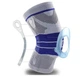 Бандаж на колено KNEE SUPPORT AA-18 AND XL-1061 ортопедический фиксатор коленного сустава с ребрами жесткости и силиконовой вставкой 30×18×25 см XL - изображение 1