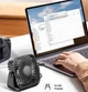 USB вентилятор портативный TOPK K52, 3 скорости синий - изображение 2