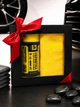 Подарочный набор для автомобиля Auto Care Premium – салфетка из искусственной замши + двусторонняя микрофибра 600 GSM 30х35 см в подарочной коробке, подарок мужчине парню (5743-9019) - изображение 1