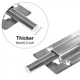 Замок-защелка дверная 2 шт LDEXIN Security Door Lock усиленная защита для дверей, серебристый - изображение 4