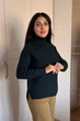 Светр INEDIT 10626 Dark-Green ONE SIZE - зображення 2