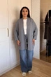 Кардиган INEDIT 12089 Grey ONE SIZE - изображение 1