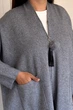 Кардиган INEDIT 12089 Grey ONE SIZE - изображение 2