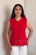 Футболка INEDIT 50052 Red ONE SIZE - зображення 1